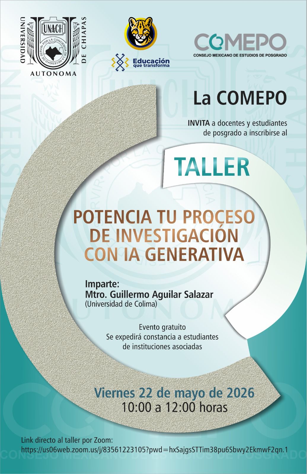 UNACH y COMEPO invitan a potenciar la investigación con IA Generativa