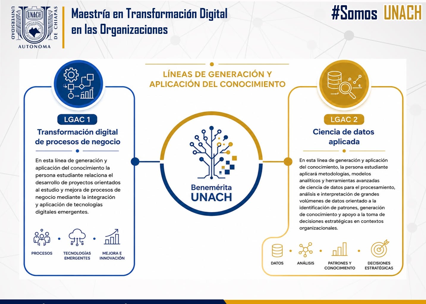 La tecnología sin estrategia es solo ruido: La UNACH lidera el futuro con la Maestría en Transformación Digital