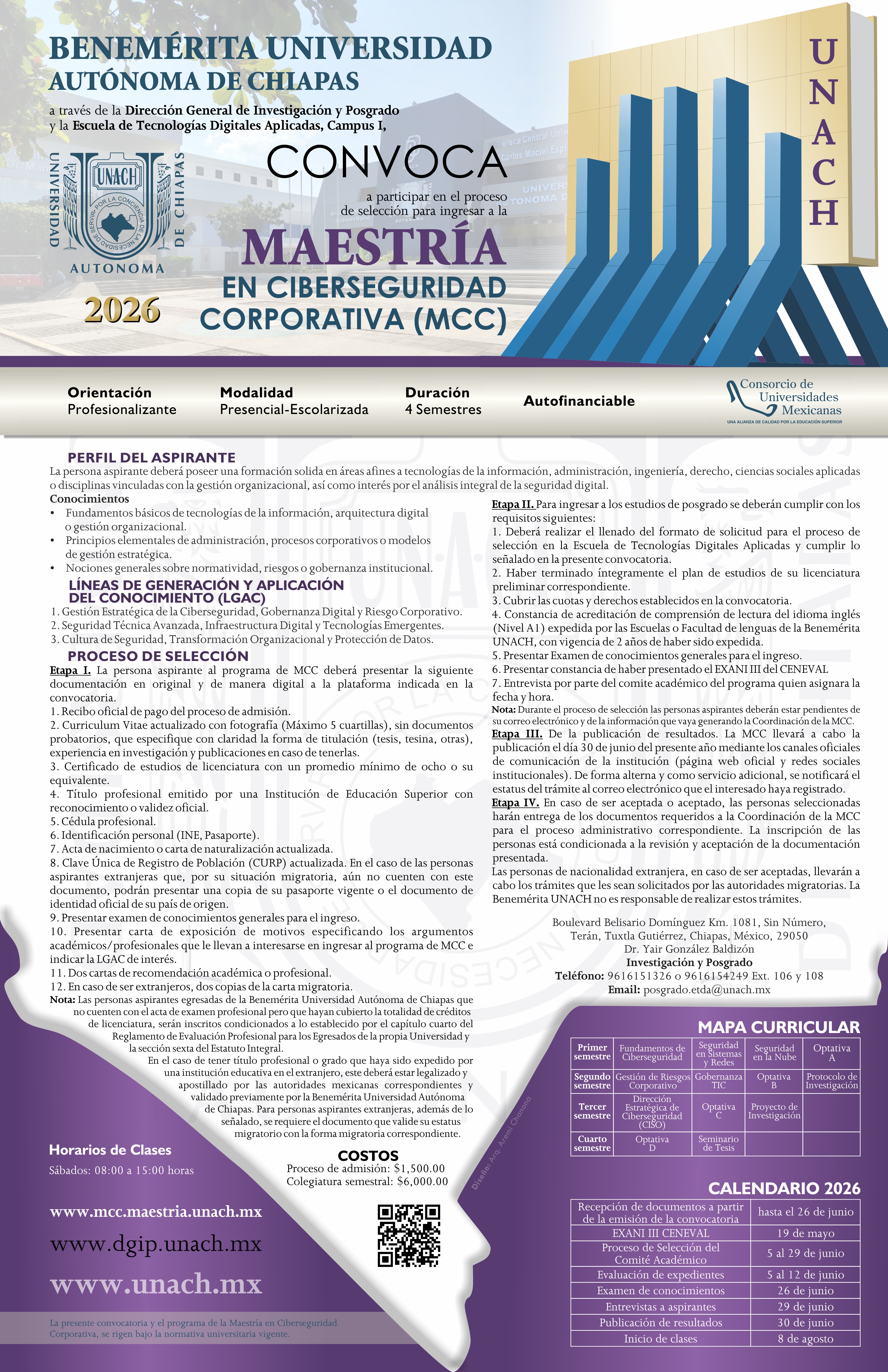 Oferta UNACH Nueva Maestría en Ciberseguridad Corporativa