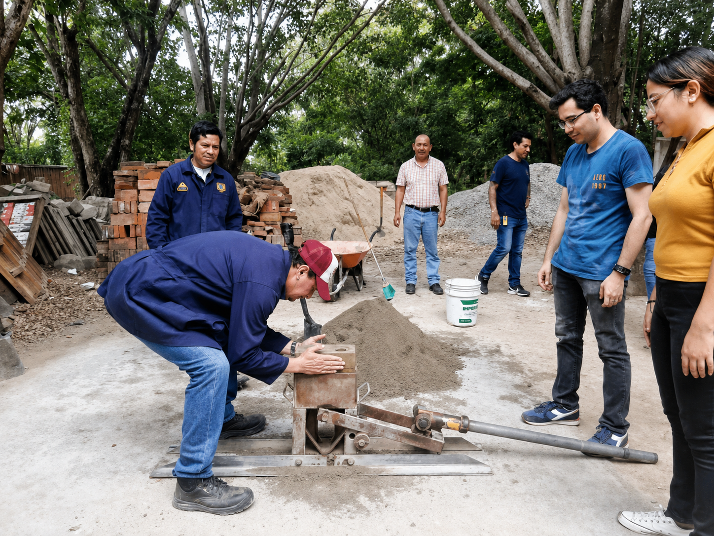 Residuos de excavación transformados en ladrillos ecológicos para la vivienda social