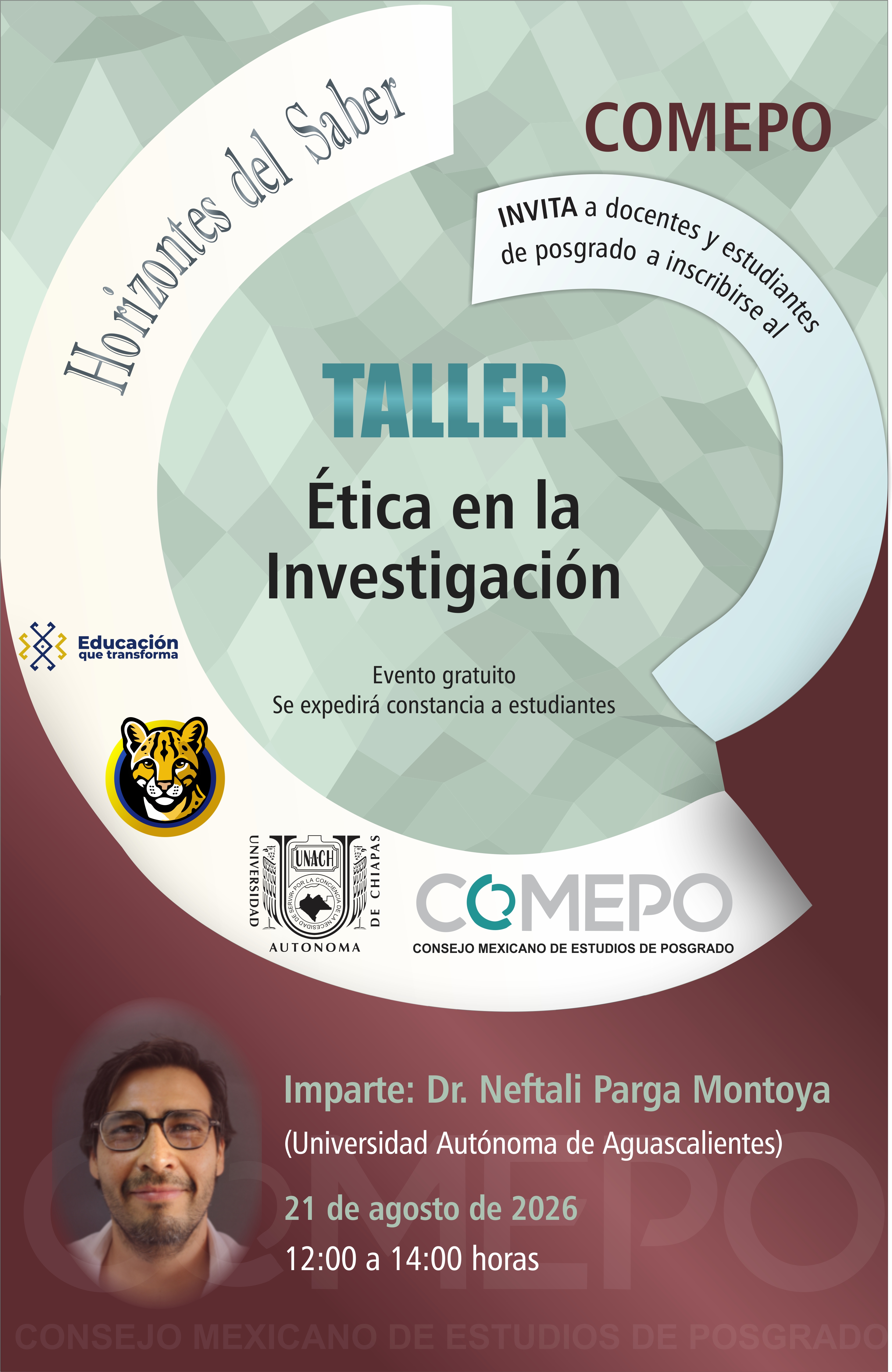 Invita UNACH a comunidad científica a curso: Es necesaria la reflexión sobre la ética en los posgrados